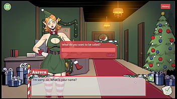 Claus' secret surprise xmas hentai game ep 1 naughty elf and sexy santa wife