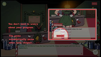Claus' secret surprise xmas hentai game ep 1 naughty elf and sexy santa wife