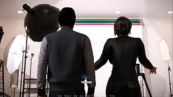 Она помогла ему в фотостудии по особеннуму хорошо