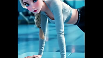 Looks like queen elsa is training hard what's she training for ai generated Looks like queen elsa is training hard what's she training for ai generated