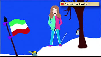 Art academy young lady piss like a boy 3