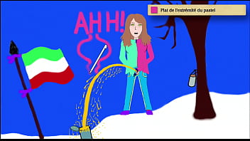 Art academy young lady piss like a boy 3