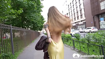 Horny babe fucked hard on our first date