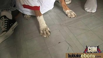 Ebony In A Huge Bukkake 14 thumbnail