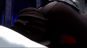 Street fighter li sitting on sakura's face