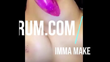 Teen brunette with big titts