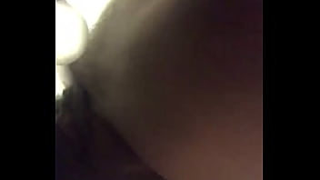 Ebony fucks herself