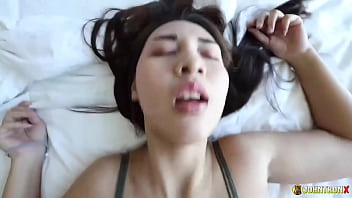 Johntronx amateur asian babe with a perfect body is a master in pov sex