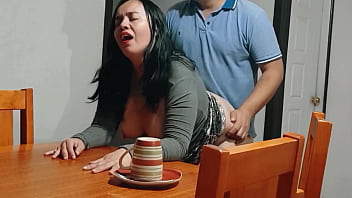Fucking the stepmother when she brings breakfast