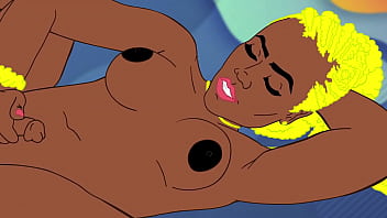 Nya gets her bubble butt fucked hard by dante