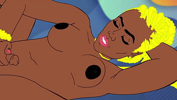 Nya gets her bubble butt fucked hard by dante