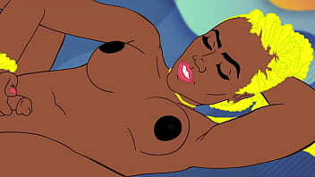 Nya gets her bubble butt fucked hard by dante