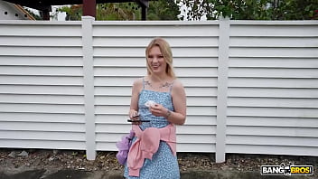 Bangbros candy lane enjoys every moment in the bang bus and smiles as she gets a messy facial