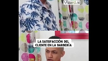 La satisfacción del cliente en la barbería #historia #elchicletv #comunidad #atrevidoypegajoso #familia #talento #arte