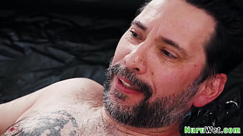 See this sexy blonde hottie giving slippery massage and a wet handjob See this sexy blonde hottie giving slippery massage and a wet handjob