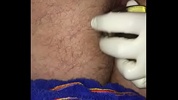First try prolapse 6cm plug up my asshole