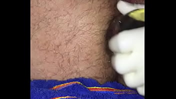 First try prolapse 6cm plug up my asshole