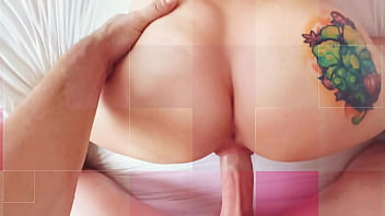 Tattooed amateur with big ass and pretty pussy mari galore fucked