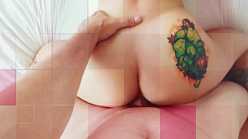 Tattooed amateur with big ass and pretty pussy mari galore fucked