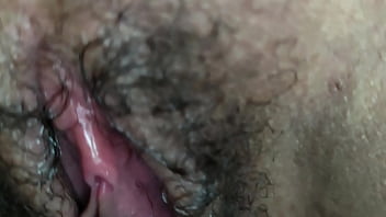 Wet pussy latina close up