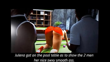 Julena's interracial pool room