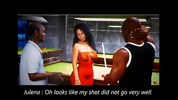 Julena's interracial pool room
