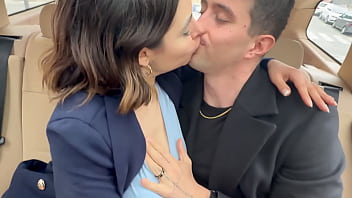 Busty brunette lulita star gets double teamed by her husband jimmy bud and uber driver valentino roca