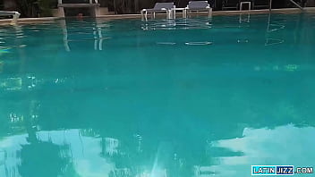 Angel And Eman Decide To Fuck Right In The Pool thumbnail