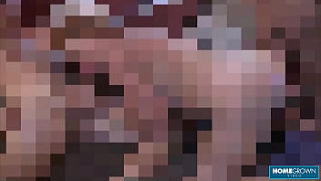 Curvy cherry blows and fucks all the cock she wants