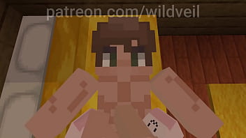 Minecraft couple fucks