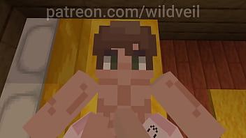 Minecraft couple fucks