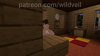 Minecraft couple fucks