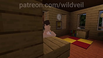 Minecraft couple fucks
