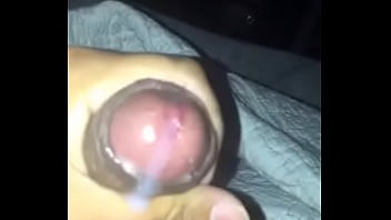 Hot cum in the bed