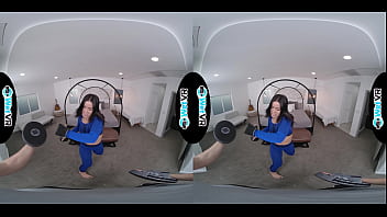 Wetvr sexy student fucks trainer