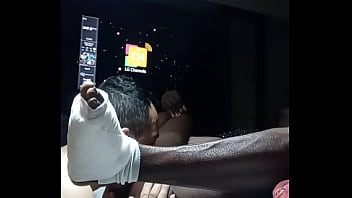 Chocolate getting dick and oral after months of foot sugery