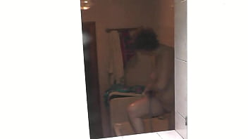 Naked in public outside neighbour guy is watching how my sexy wife take shower outdoor milf mature in bathroom public nudity handjob outdoors natural tits pussy wet pussy ass big ass solo