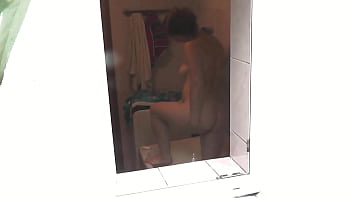 Naked in public outside neighbour guy is watching how my sexy wife take shower outdoor milf mature in bathroom public nudity handjob outdoors natural tits pussy wet pussy ass big ass solo