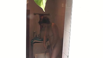 Naked in public outside neighbour guy is watching how my sexy wife take shower outdoor milf mature in bathroom public nudity handjob outdoors natural tits pussy wet pussy ass big ass solo