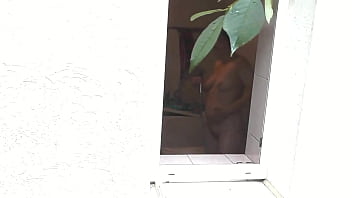 Naked in public outside neighbour guy is watching how my sexy wife take shower outdoor milf mature in bathroom public nudity handjob outdoors natural tits pussy wet pussy ass big ass solo