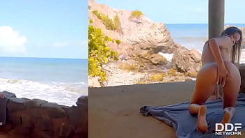 Naughty with herself