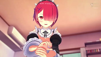 Innocent ram is a very naughty maid