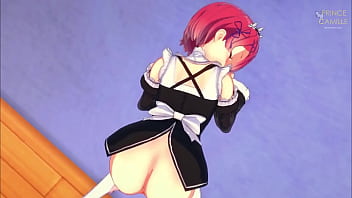 Innocent ram is a very naughty maid