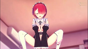 Innocent ram is a very naughty maid
