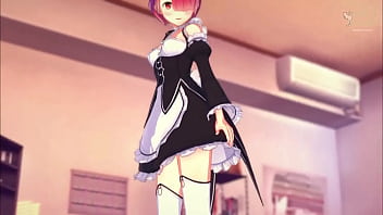 Innocent ram is a very naughty maid