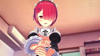 Innocent ram is a very naughty maid