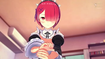 Innocent ram is a very naughty maid