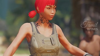 Island party ended in creampie 3d animated gameplay series