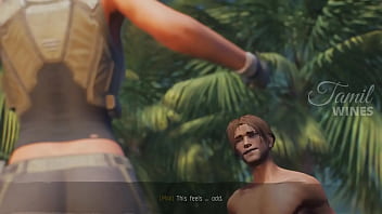 Island party ended in creampie 3d animated gameplay series