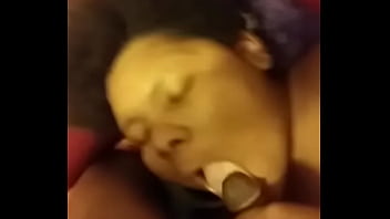 A young black couple having good hardcore sex